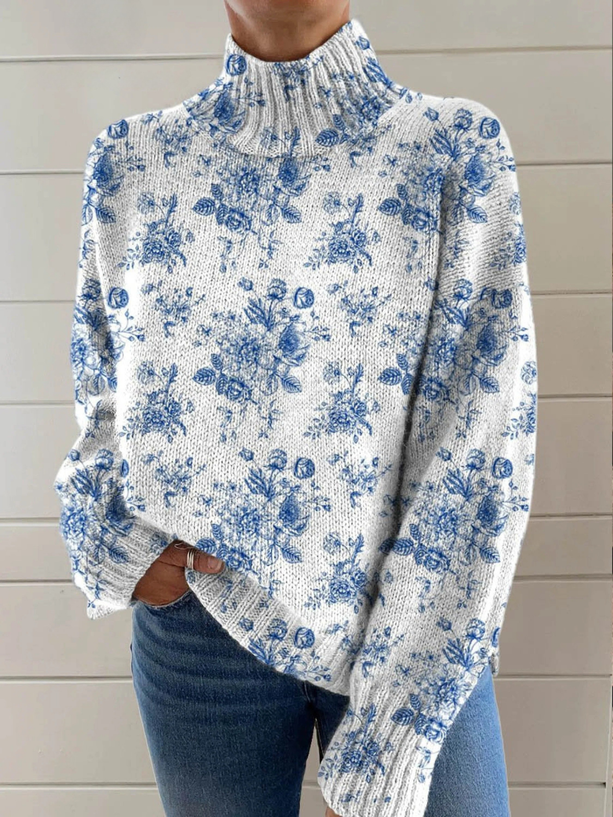 Ruby - Blossom Turtleneck Top