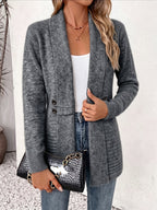 Xalviere™ | Elegant Open-Front Cardigan