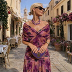 Mikaela™ | Tummy-Control Off-Shoulder Maxi Dress