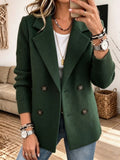 Carla™ Two-Tone Ribbed-Sleeve Blazer