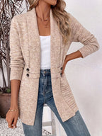 Xalviere™ | Elegant Open-Front Cardigan