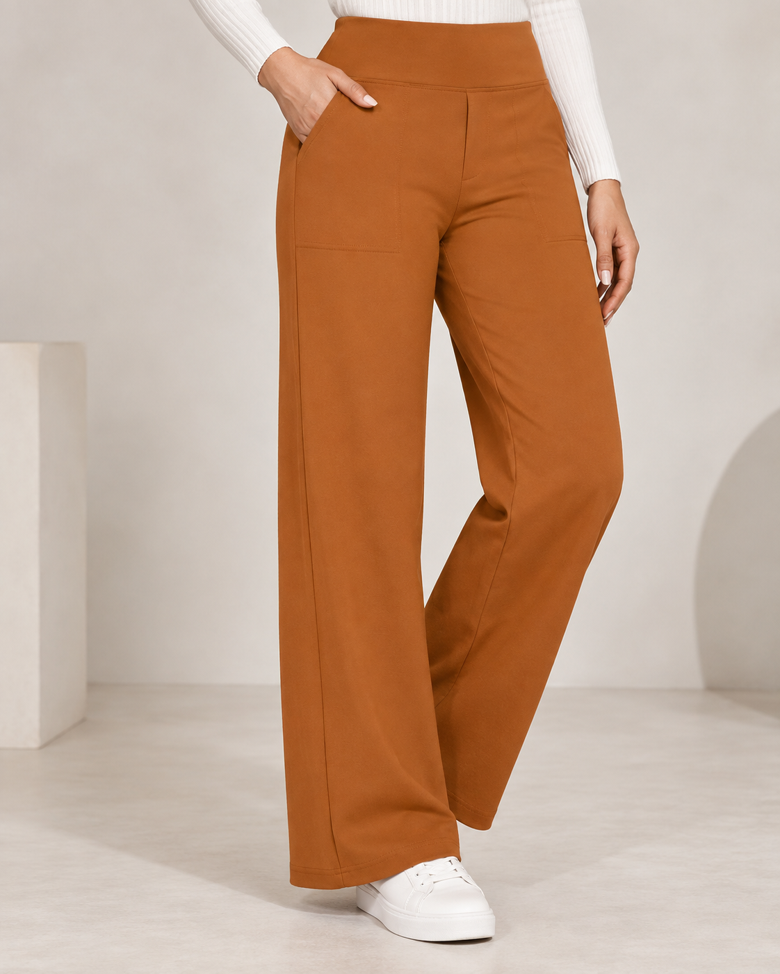 Lize™ | Comfortable Stretch Trousers With Wide Legs