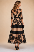 Adrielle | Elegant Floral Lace Dress