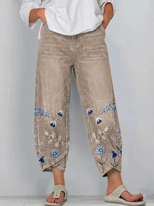 Aven™ | Casual Embroidered Pants
