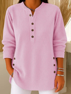 Mia™ | Buttoned Henley Tunic