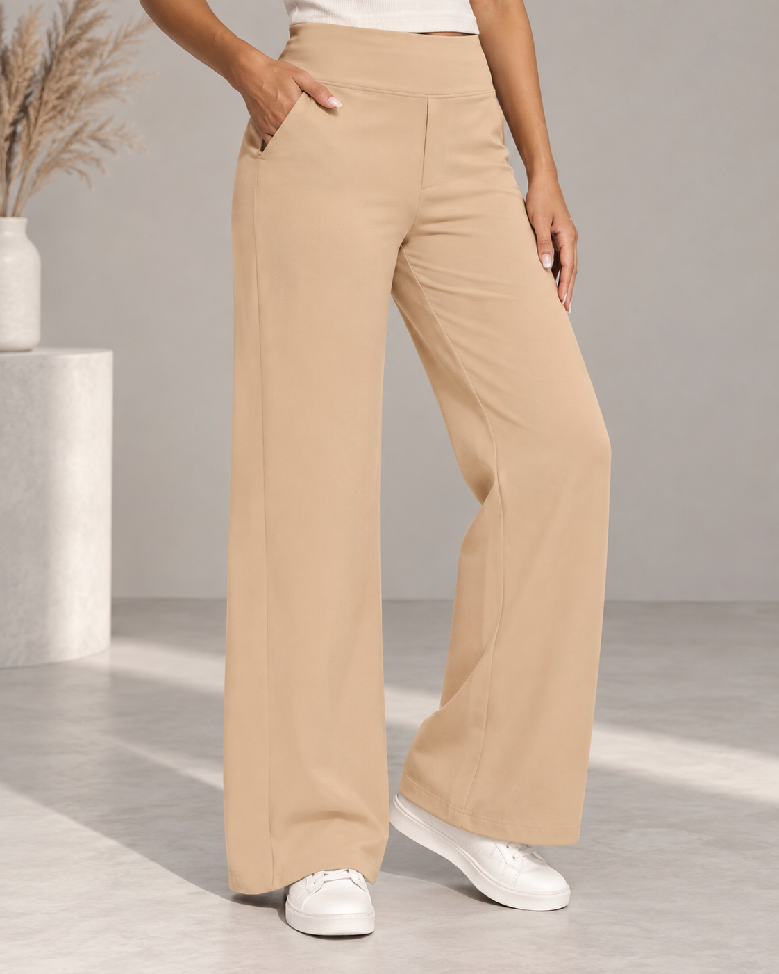 Lize™ | Comfortable Stretch Trousers With Wide Legs