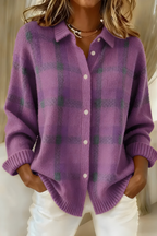 Bernadette™ | Checked Cardigan