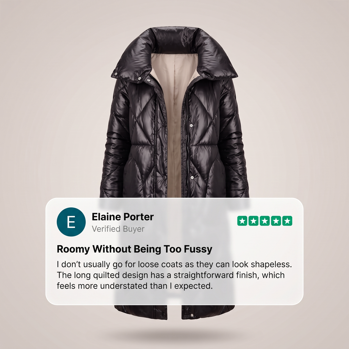 Winterley™ | Longline Quilted Puffer Coat
