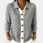 Nola™ | Striped Autumn Cardigan