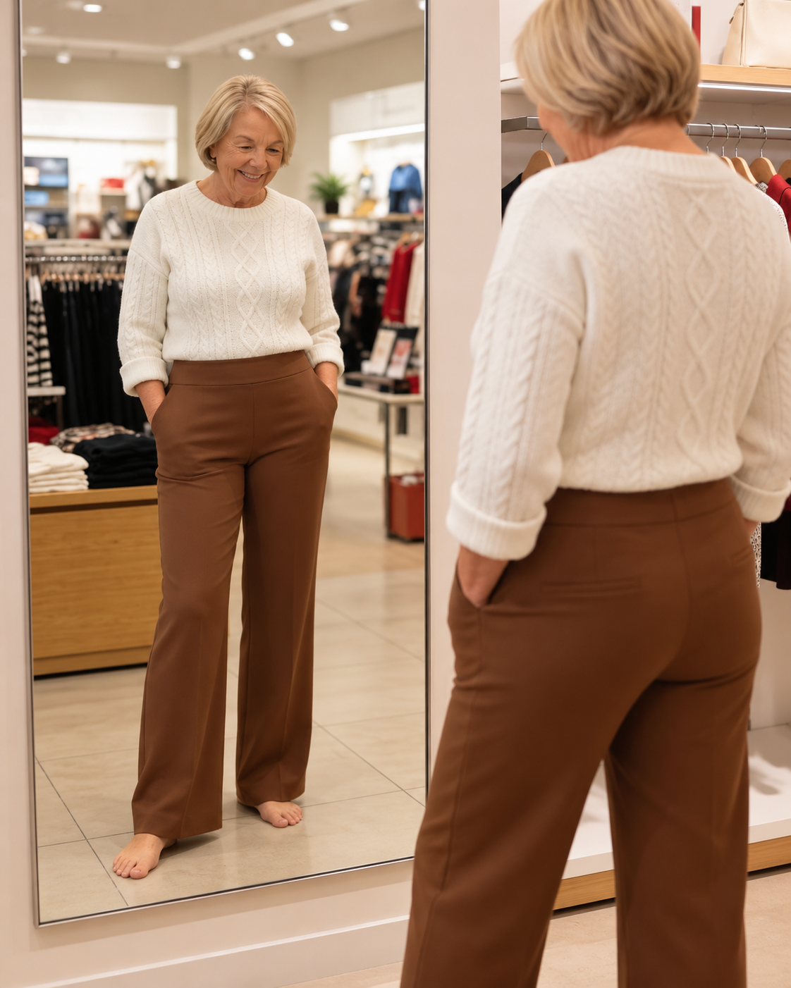 Lize™ | Comfortable Stretch Trousers With Wide Legs