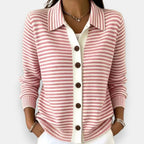 Nola™ | Striped Autumn Cardigan