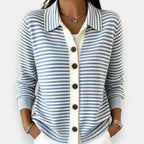 Nola™ | Striped Autumn Cardigan