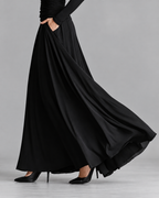 Celeste™ Ruched Long-Sleeve Maxi Dress