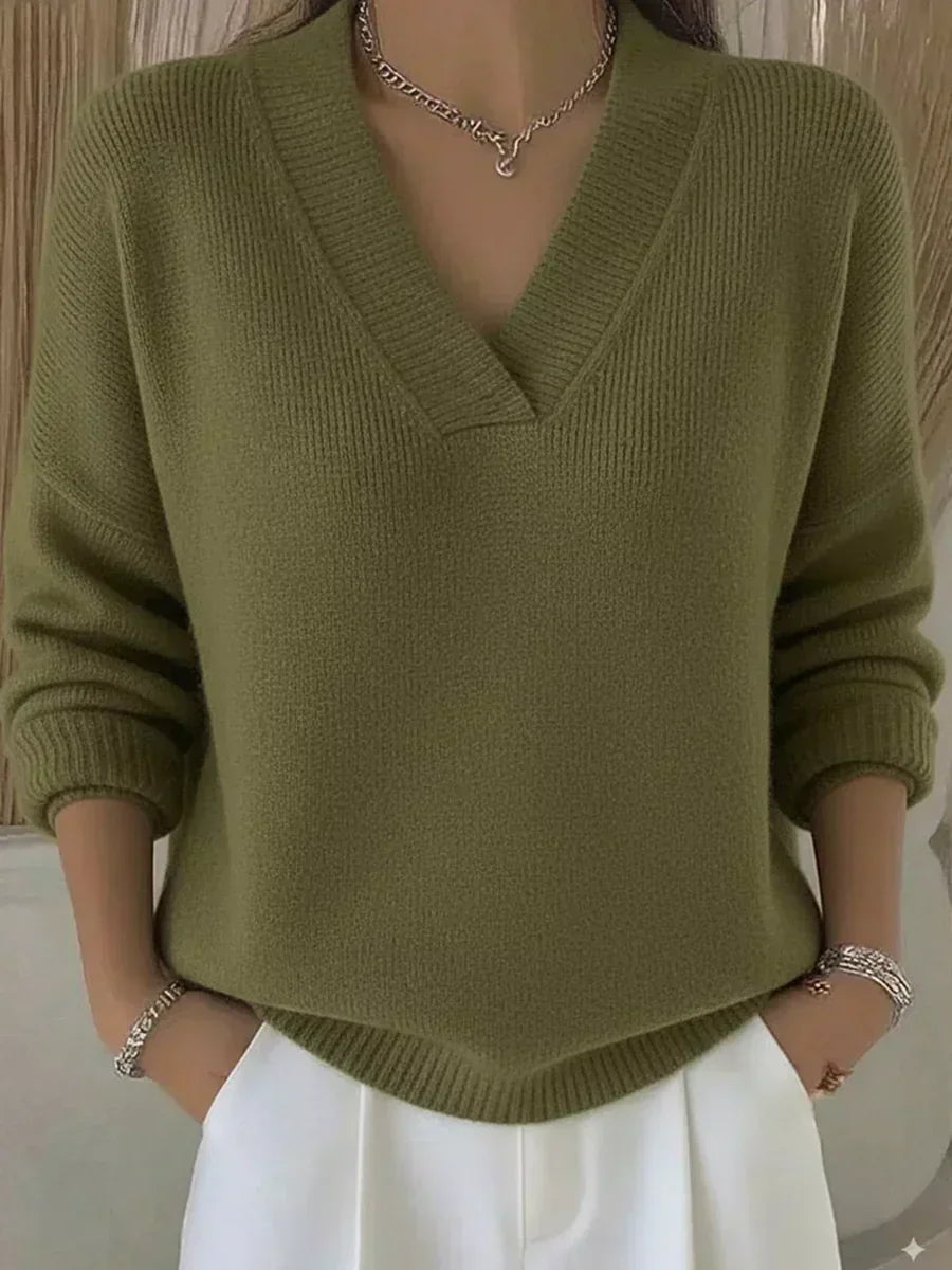 Madison™ | Relaxed V-Neck Sweater