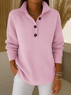 Joanna™ | V-Neck Polo Sweater