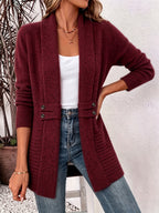 Xalviere™ | Elegant Open-Front Cardigan