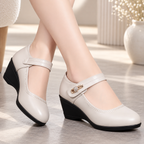 Nola™ | Orthopedic Leather Wedge Shoes