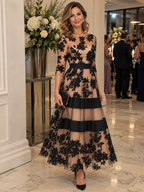 Adrielle | Elegant Floral Lace Dress