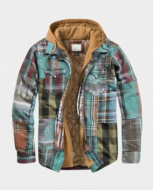 Bartosz | Elegant Men's Patchwork Jacket