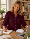 Jessie™ | Collared Button-Front Cardigan