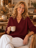 Madison™ | Relaxed V-Neck Sweater