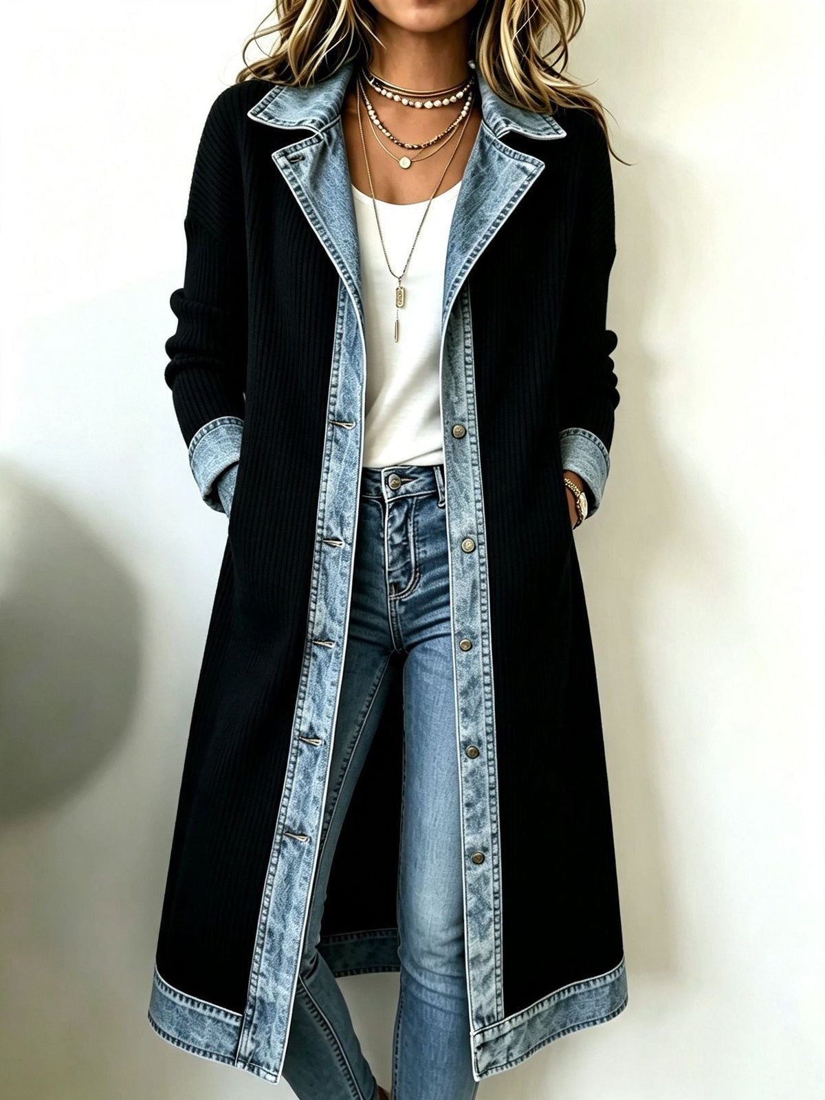 Riley™ | Casual Long-Line Knit Cardigan
