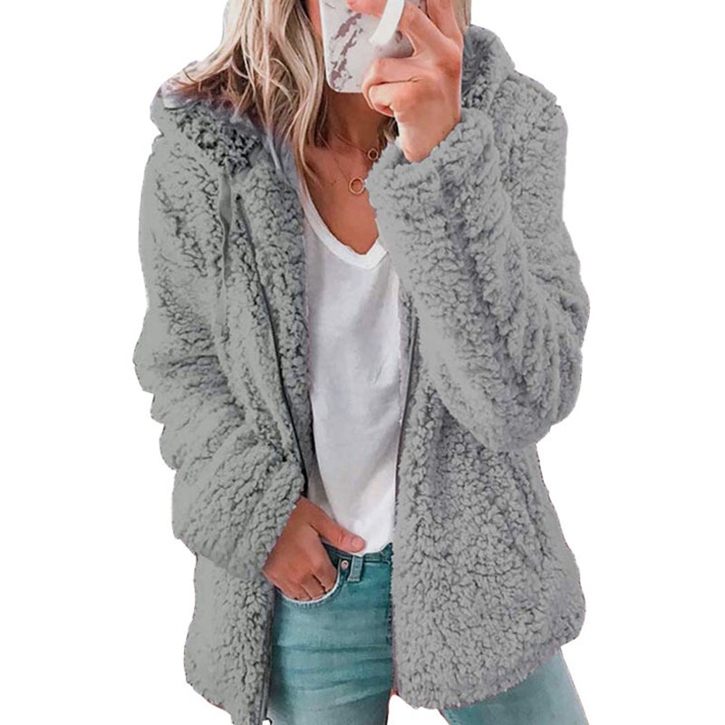 Sienna™ | Cozy Hooded Zip-Up Fleece Jacket