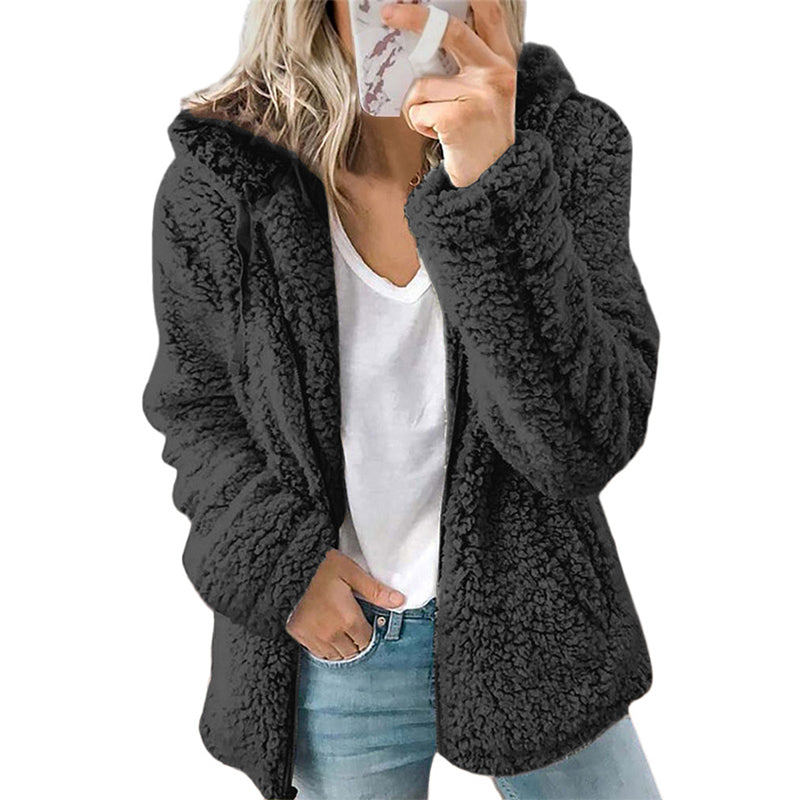 Sienna™ | Cozy Hooded Zip-Up Fleece Jacket