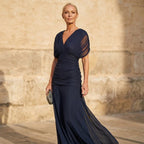 Mikaela™ | Tummy-Control Off-Shoulder Maxi Dress