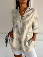 Melodie™ | Elegant Floral Button Shirt