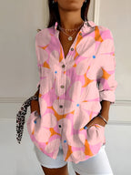 Melodie™ | Elegant Floral Button Shirt